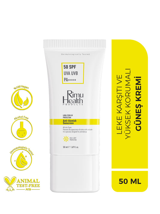 Lekeli Ciltler İçin Cilt Tonu Eşitleyici 50 Spf Güneş Kremi (50 ML)